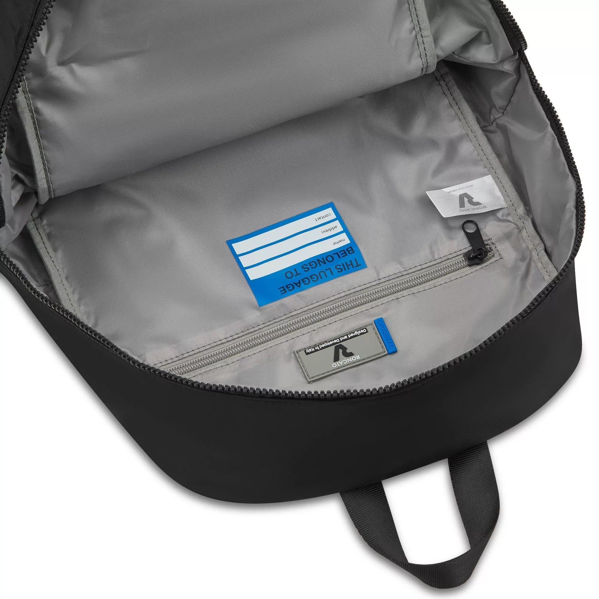 Roncato zaino richiudibile in tessuto "Compac" Azzurro 412015.73 BLU COBALTO