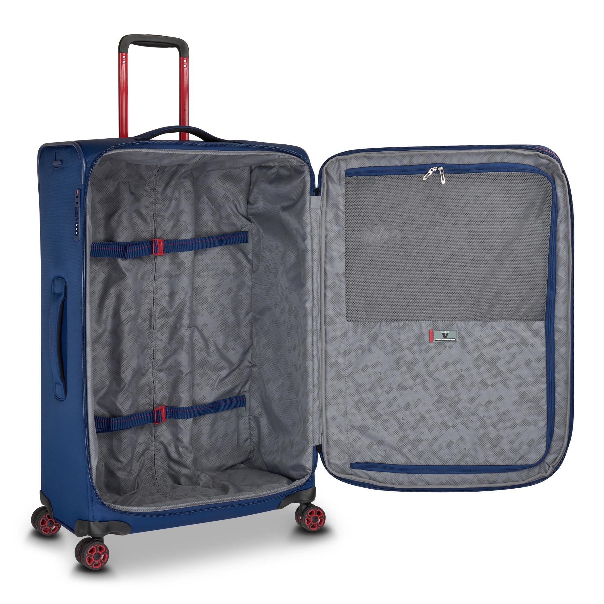 Roncato trolley grande in tessuto "Move" Blu 415351.93 BLU OLTREMARE
