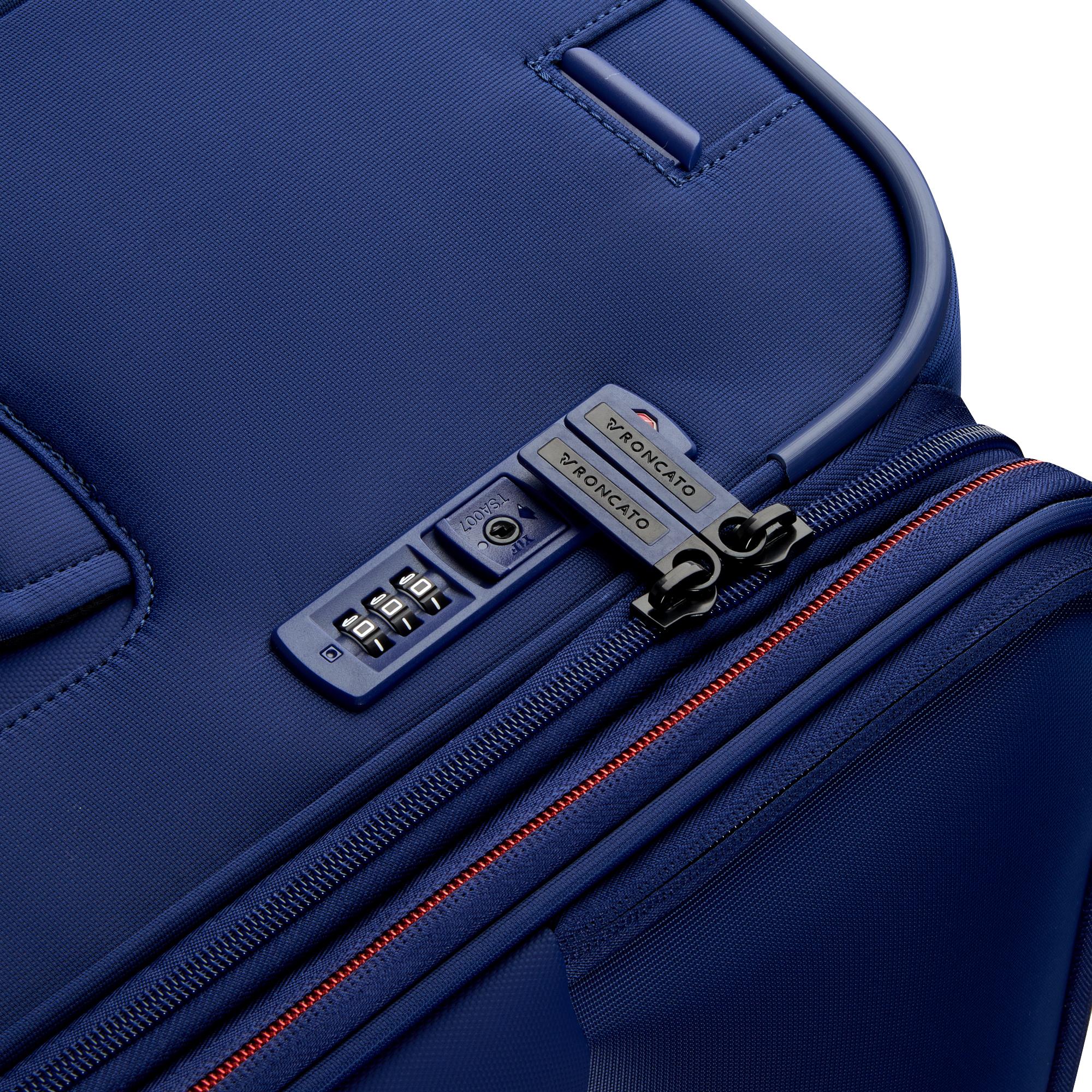 Roncato trolley grande in tessuto "Move" Blu 415351.93 BLU OLTREMARE