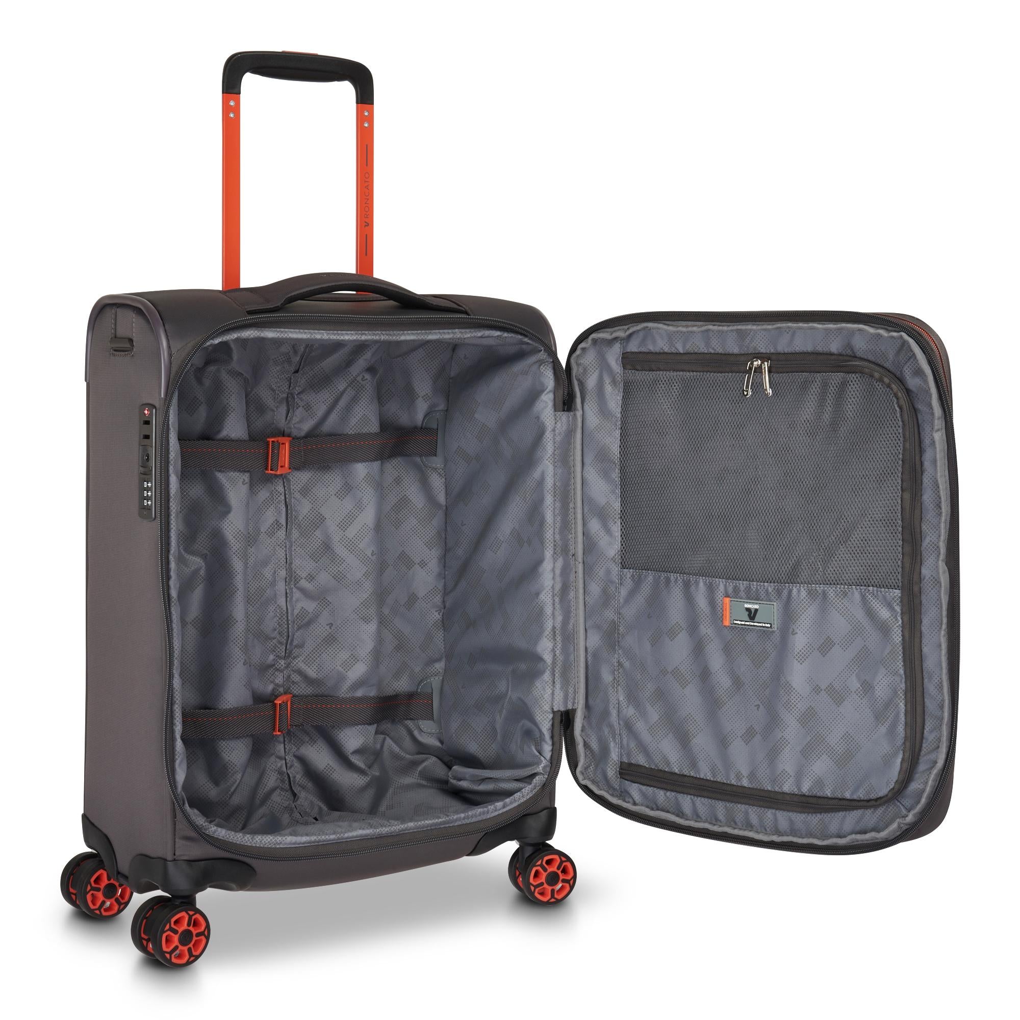 Roncato trolley cabina in tessuto "Move" Grigio 415353.92 GRAFITE
