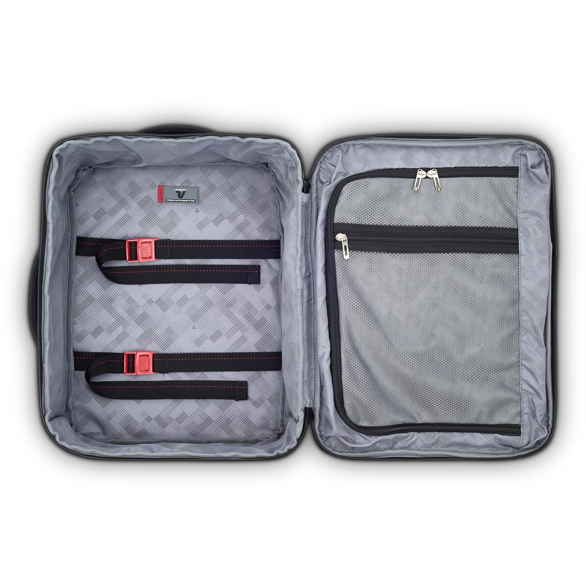Roncato zaino cabina in tessuto "Move" Nero 415355.81 NERO FUMO