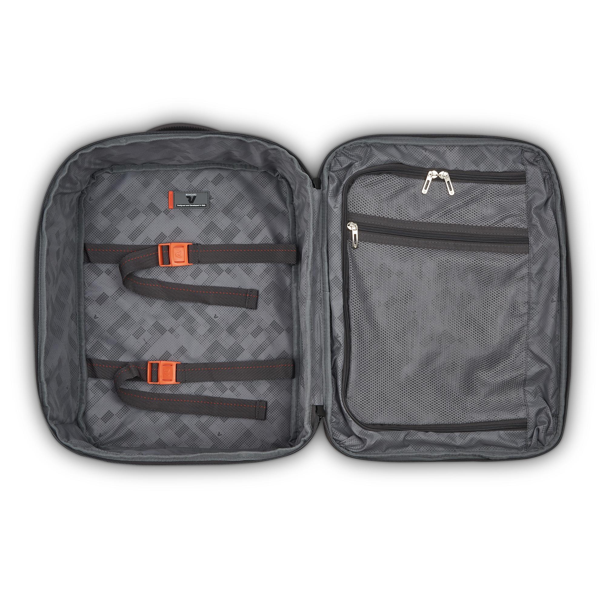 Roncato zaino cabina in tessuto "Move" Grigio 415355.92 GRAFITE