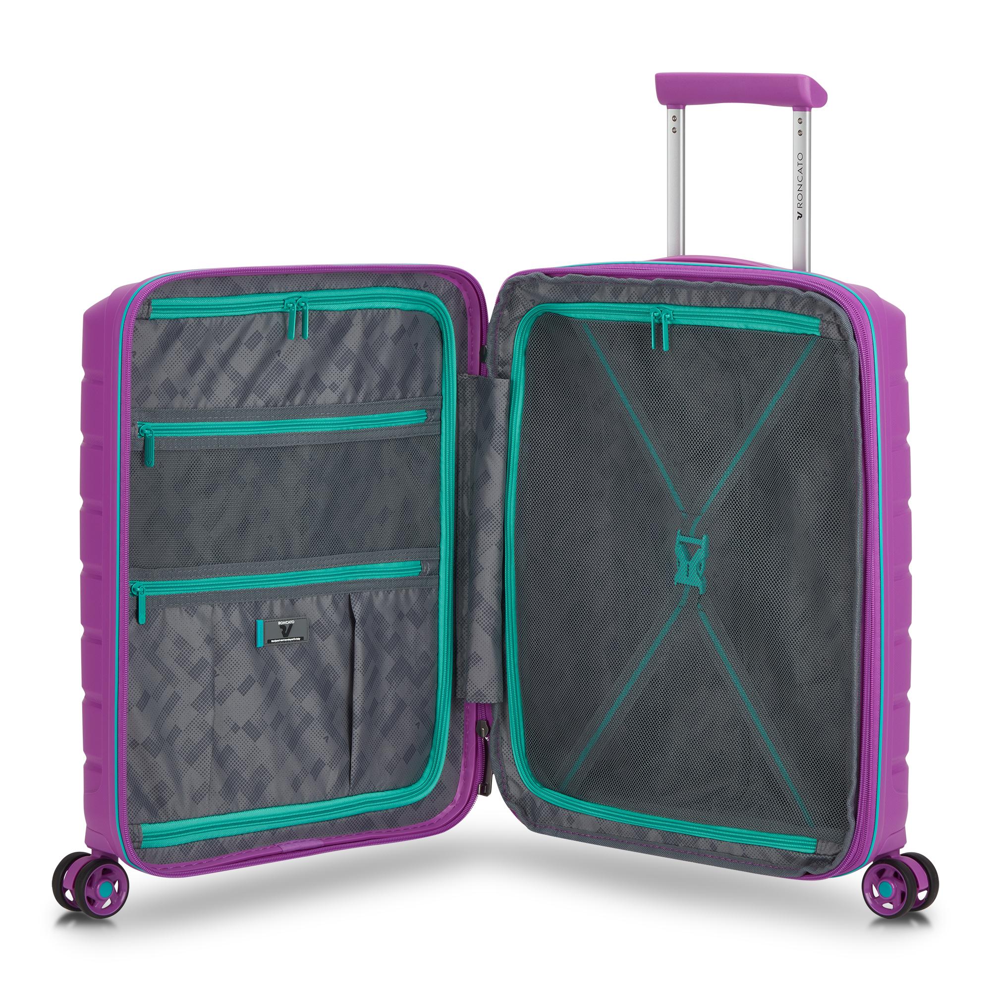 Roncato trolley cabina in polipropilene "B-Flying" Viola 418183.6105 ORCHIDEA