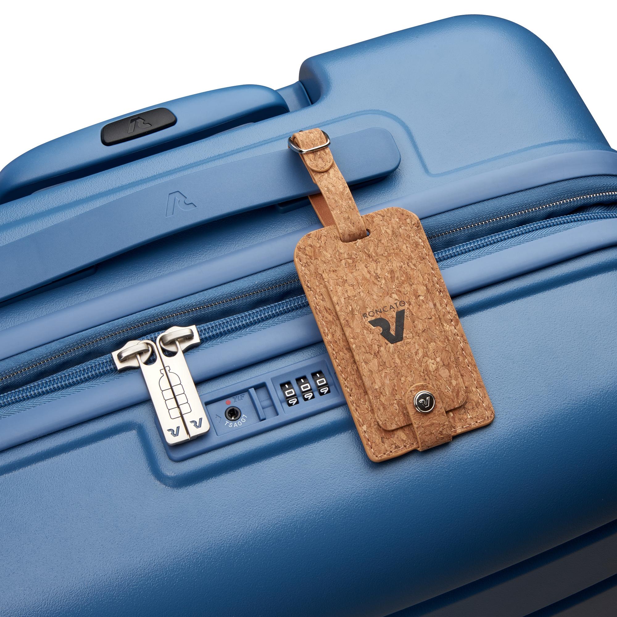 Roncato trolley cabina in polipropilene "Relife" Blu 463453.5802 BLU RETRO'