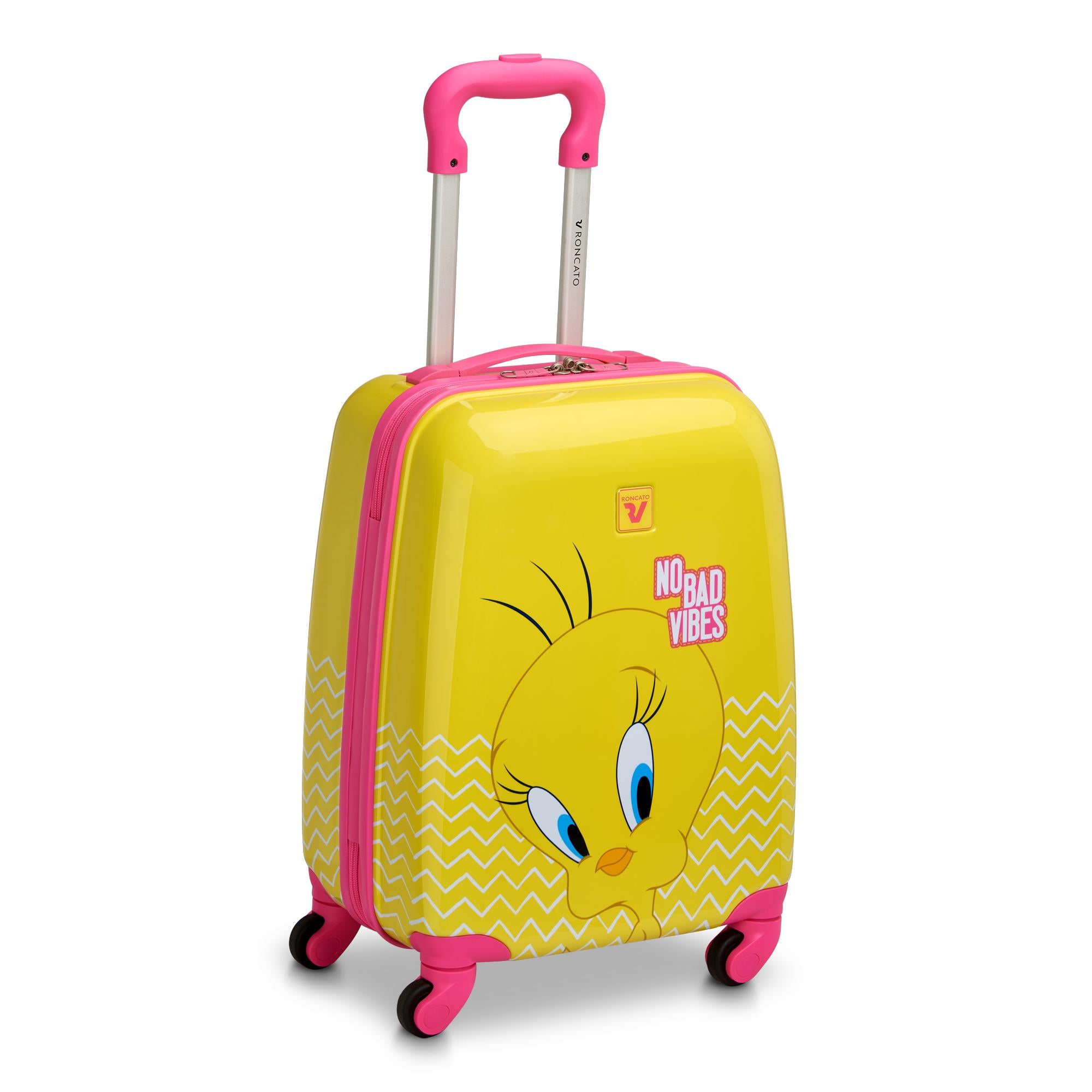 Roncato trolley kids in abs "Looney Tunes" Giallo 441001.06 TWEETY