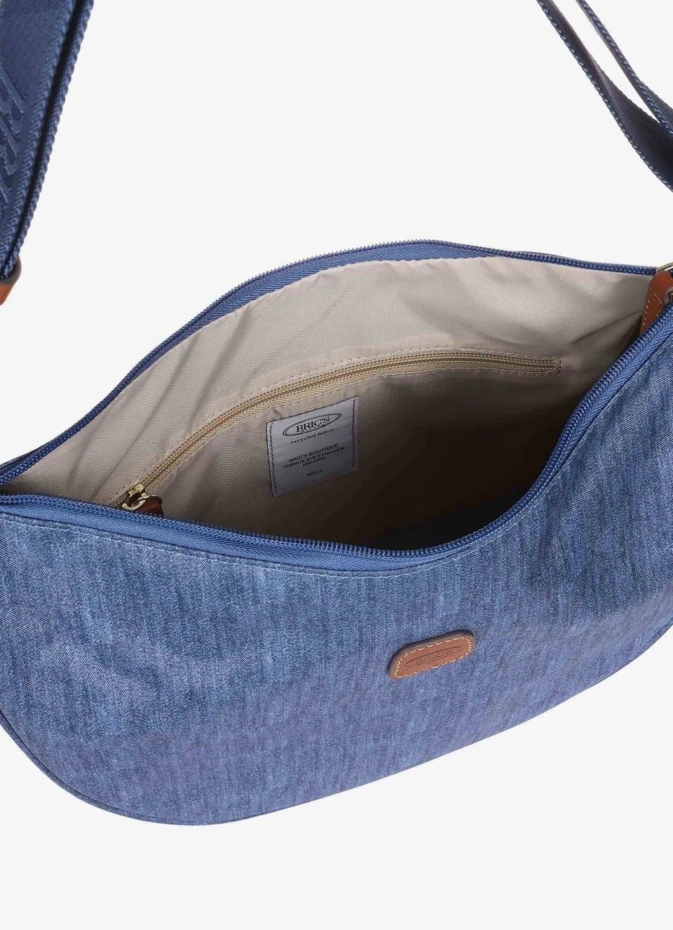 Bric's borsa a tracolla in tessuto "X-Collection" Azzurro BXG45052.447 JEANS