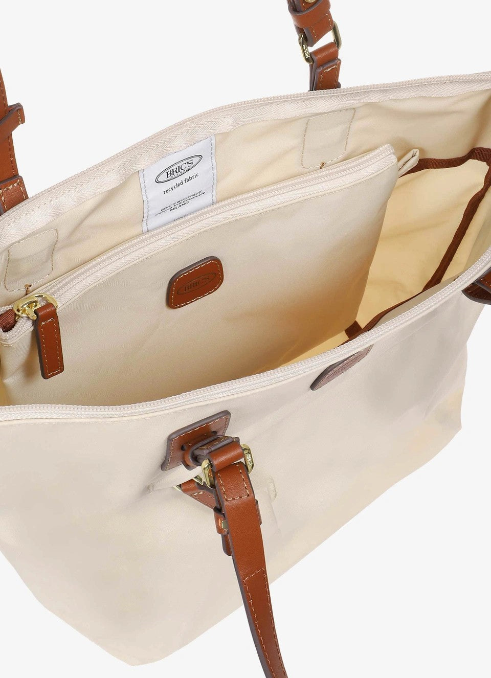 Bric's borsa shopping in tessuto "X-Collection" Beige BXG45071.270 BEIGE