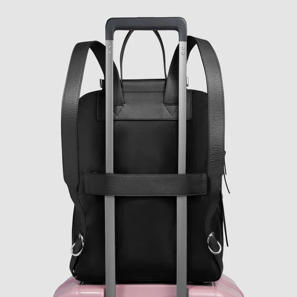 Piquadro zaino in tessuto e pelle "Lyra" Nero CA4576W92T.N