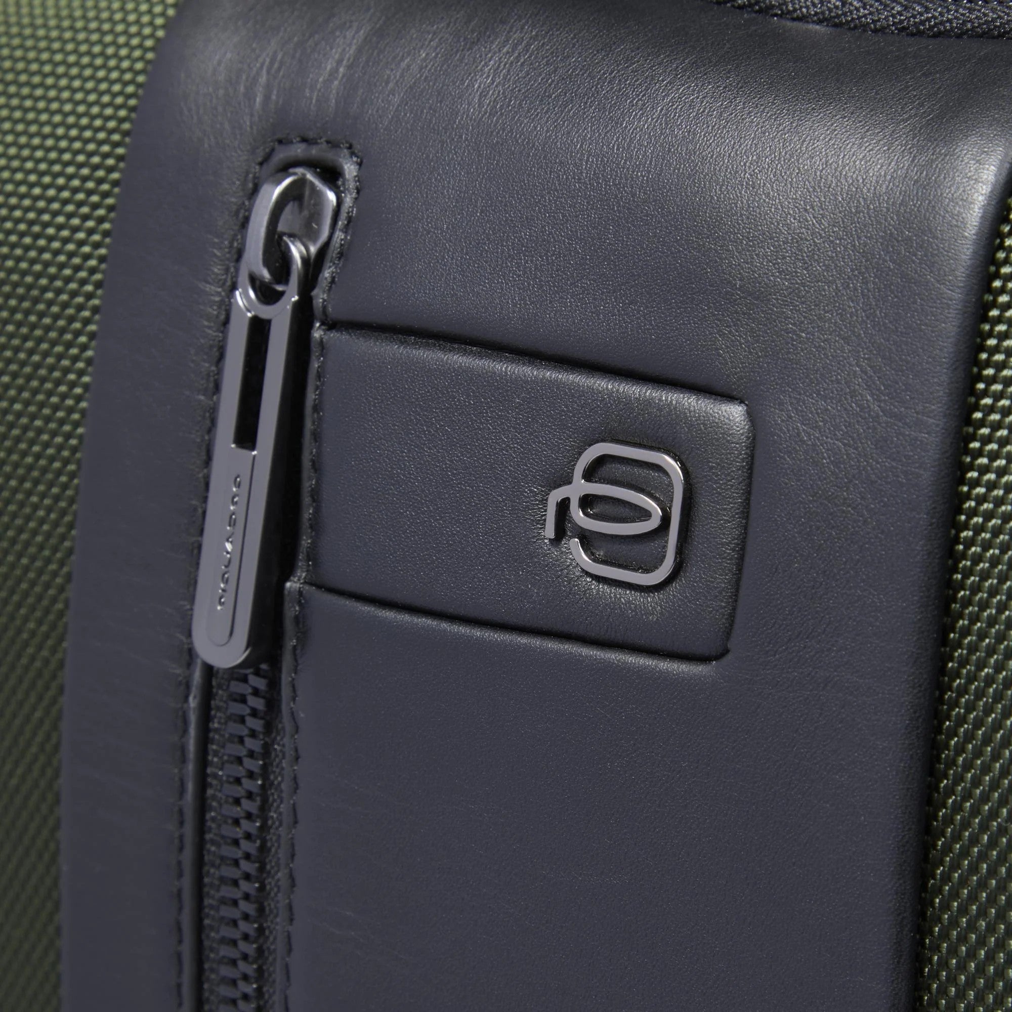 Piquadro zaino in tessuto e pelle "Brief 2" Verde CA5477BR2.VE2