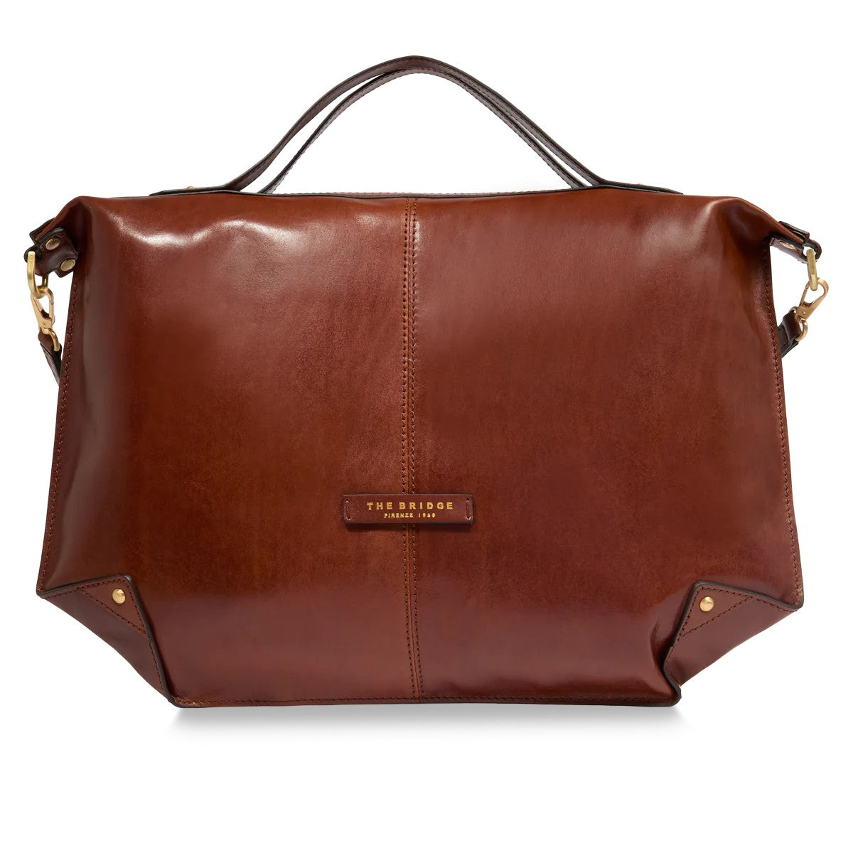 The Bridge borsa a mano in pelle "Icons" Marrone 04291501.14