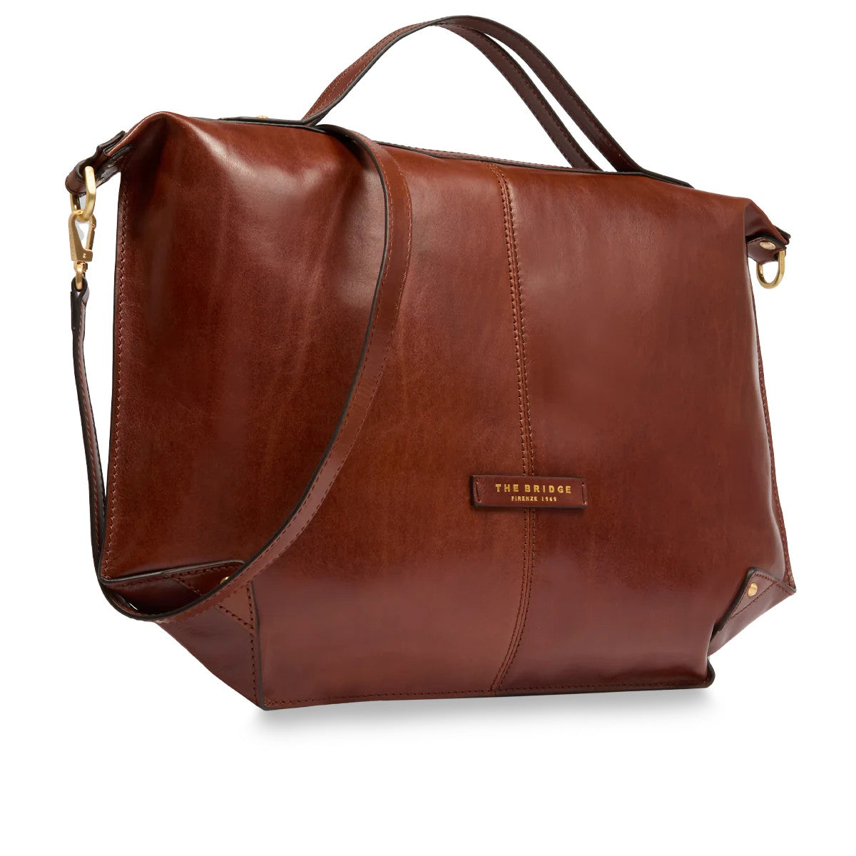 The Bridge borsa a mano in pelle "Icons" Marrone 04291501.14