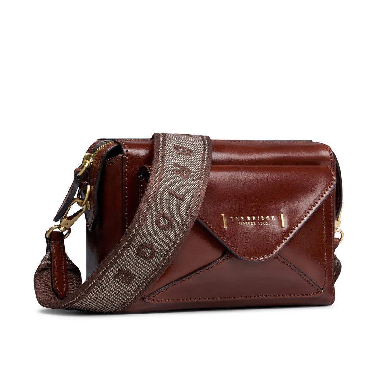 The Bridge borsa a tracolla in pelle "Frida" Marrone 04290401.14