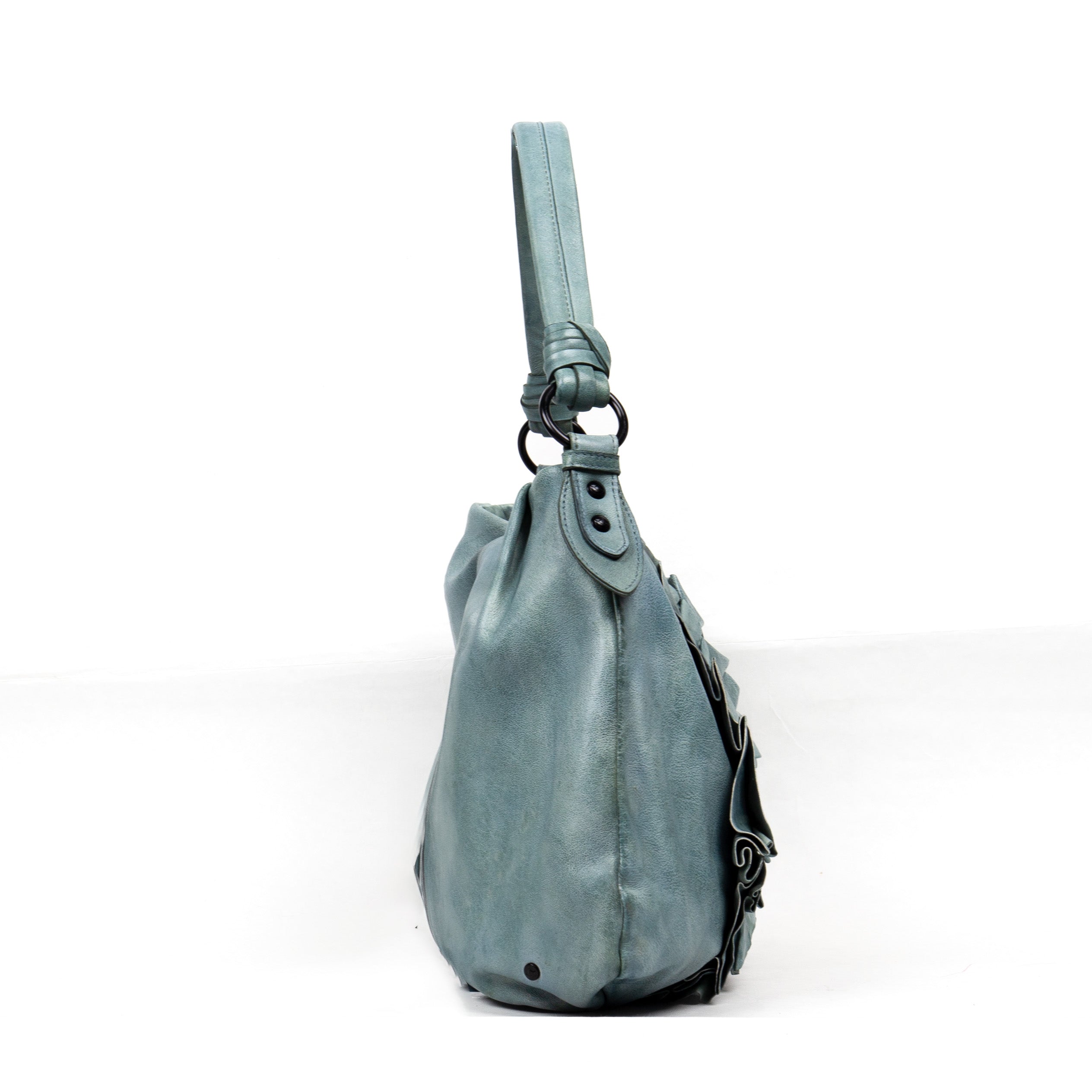 REHARD borsa a spalla in pelle "Flow" Verde acqua BS8402.911 TIFFANY