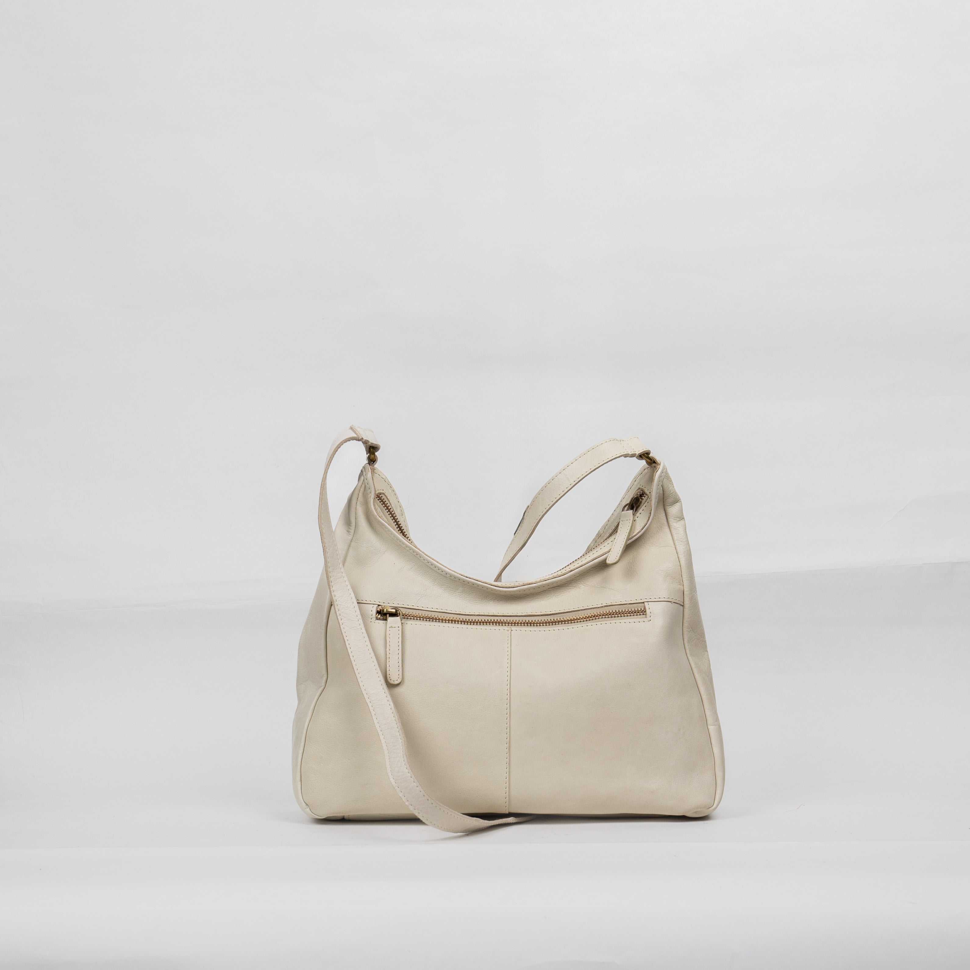 REHARD borsa a tracolla in pelle "Weave" Avorio BS8907.052 SAND
