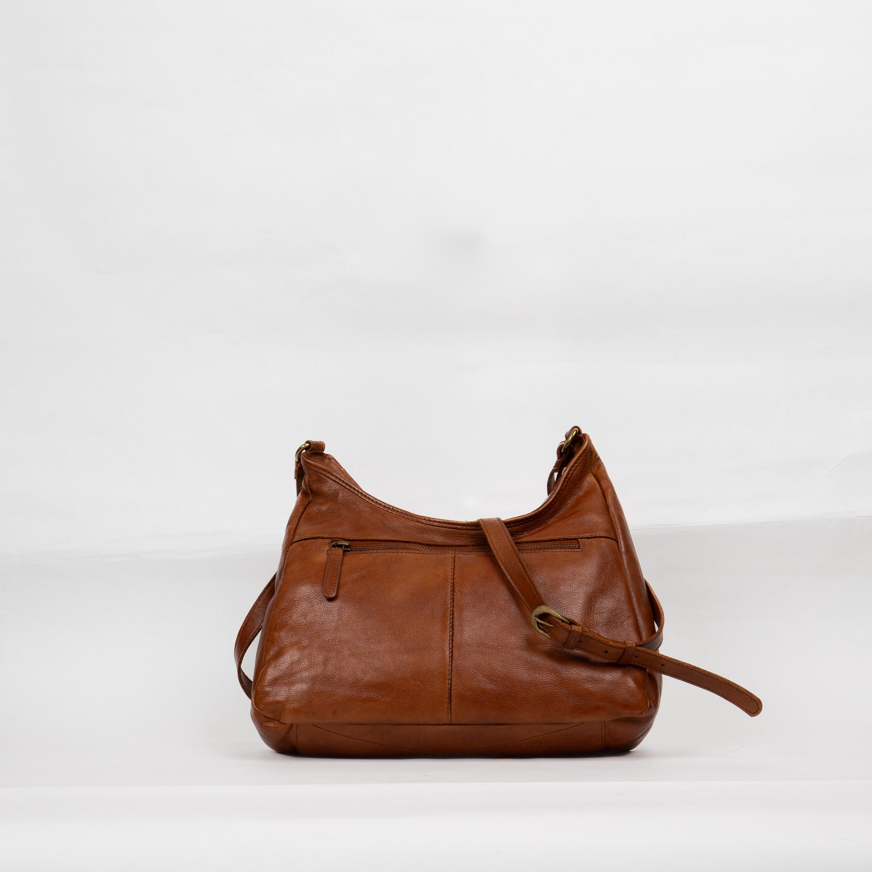 REHARD borsa a tracolla in pelle "Weave" Cuoio BS8907.063 CUIR