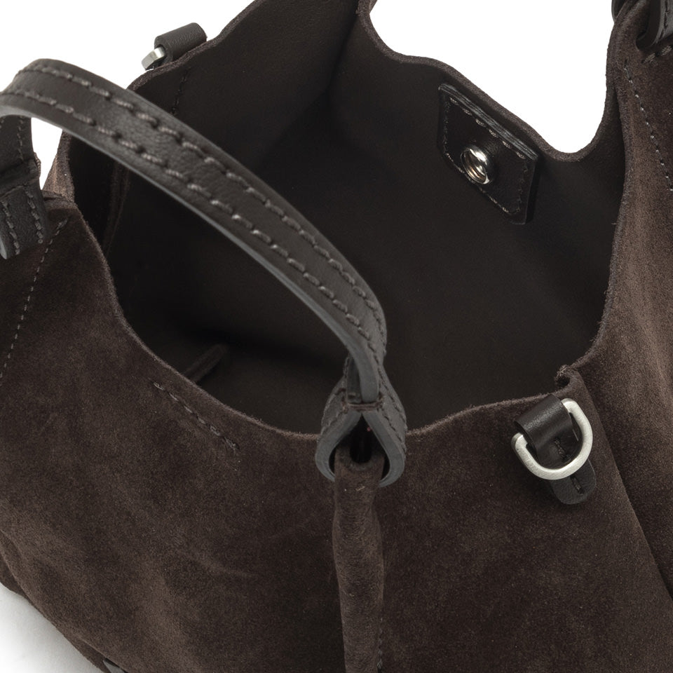 Gianni Chiarini borsa a mano in camoscio "Dua" Marrone BS9778 CM-PL.974 MOKA