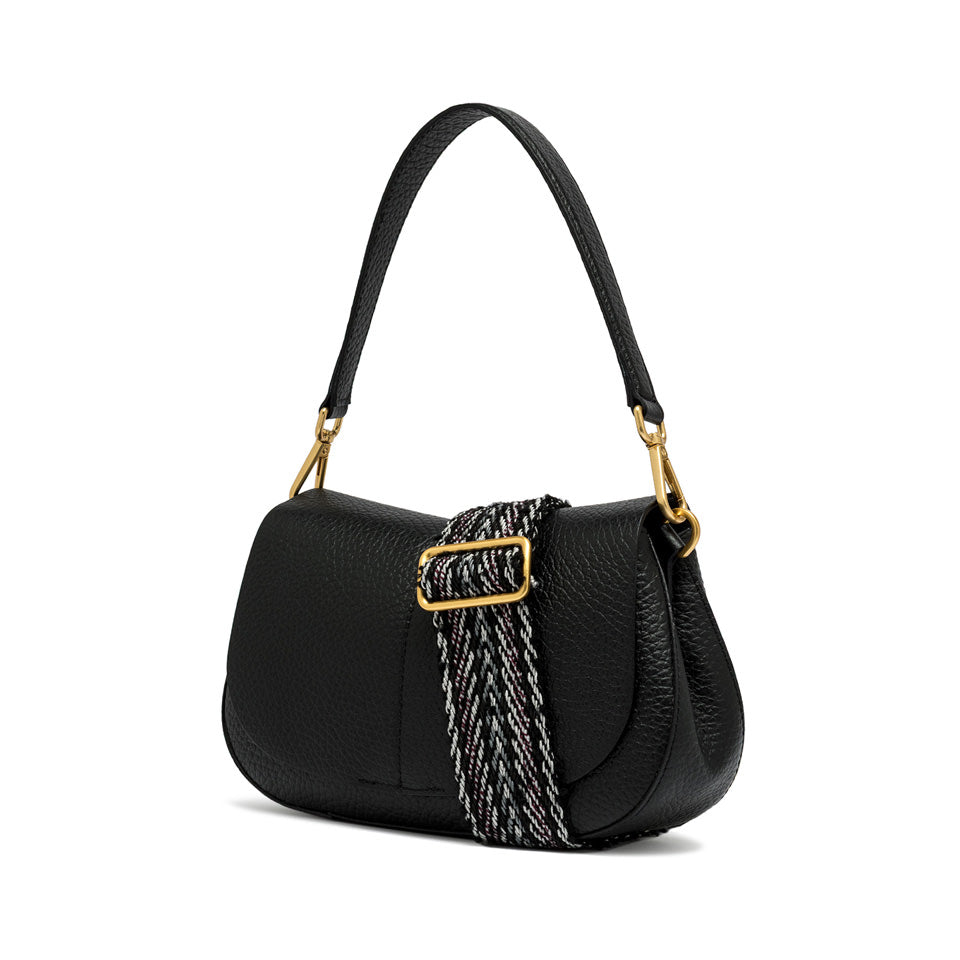Gianni Chiarini borsa a spalla in pelle "Helena Round" Nero BS11088TKL-NASPM.001 NERO