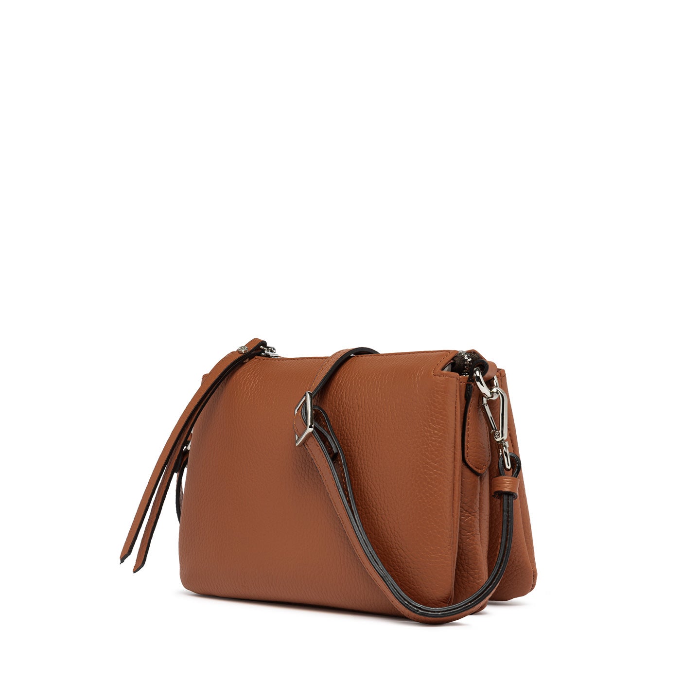 Gianni Chiarini borsa a tracolla in pelle "Three" Cuoio BS4362COMM GRN.1117 CARAMELLO