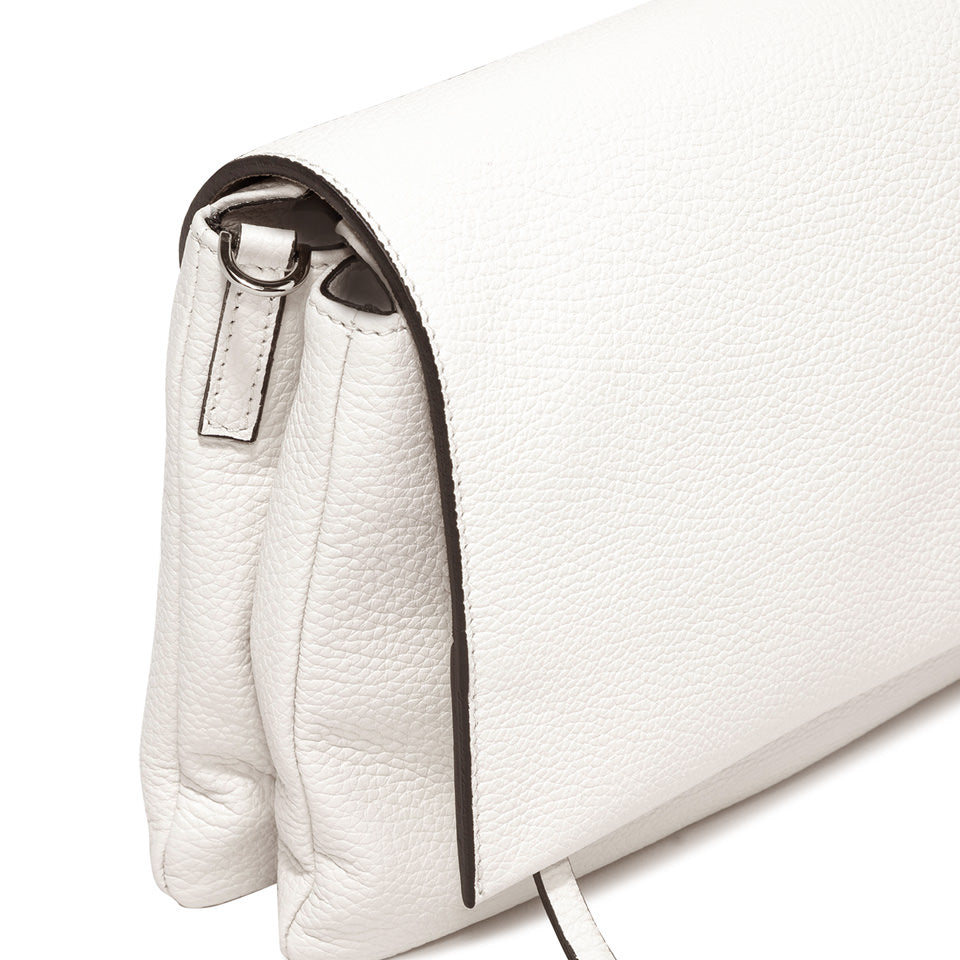 Gianni Chiarini borsa a tracolla in pelle "Three" Bianco BS4364COMM GRN.3890 MARBLE