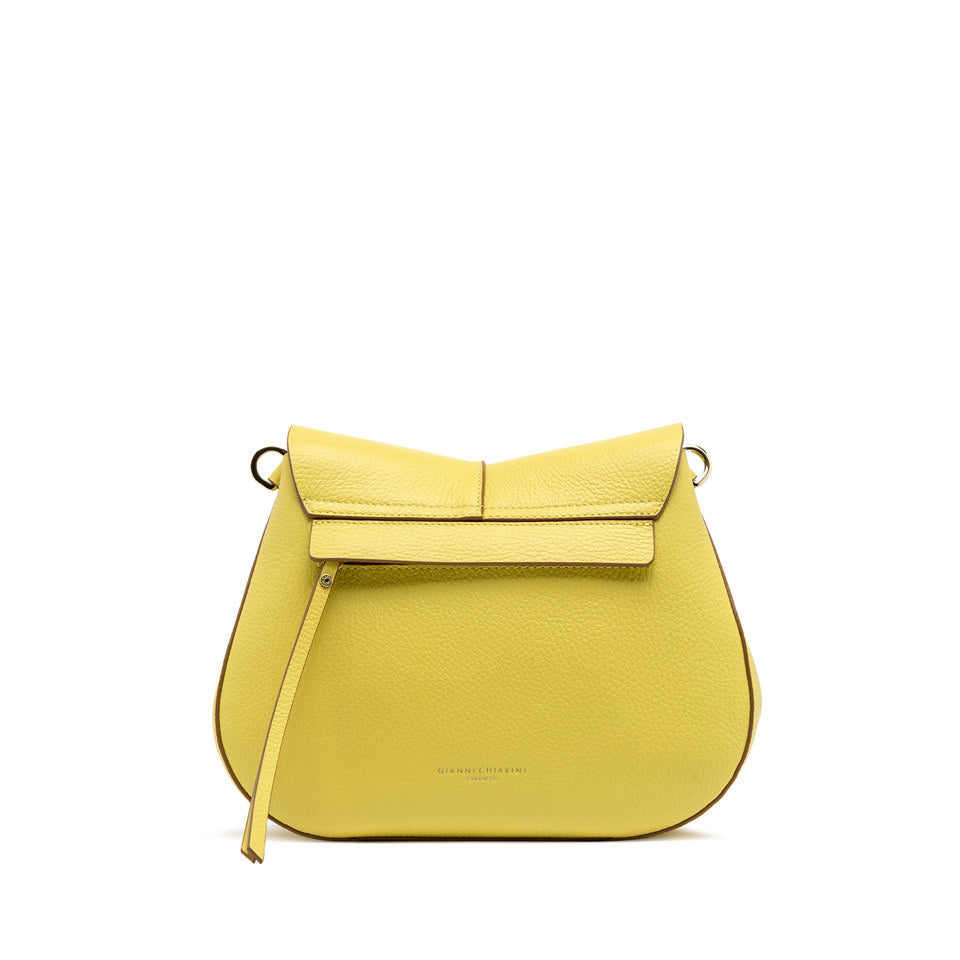 Gianni Chiarini borsa a tracolla in pelle "Helena Round" Giallo BS6036COMM GRN-NA.13855 SHAKE