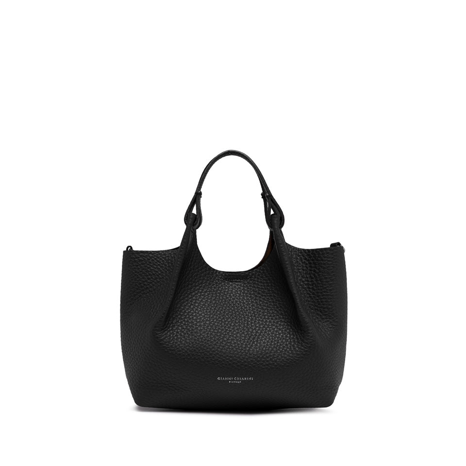 Gianni Chiarini borsa a mano in pelle "Dua" Nero BS9719RNGDBL.12565 NERO-CASTOR