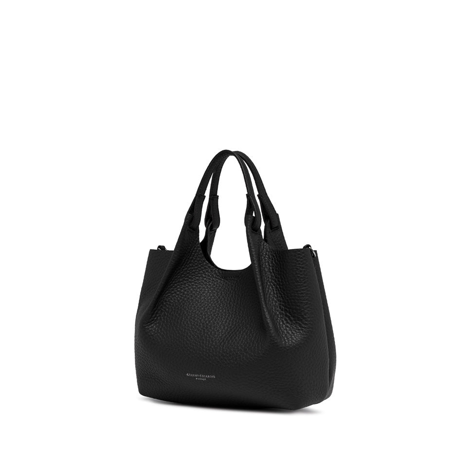 Gianni Chiarini borsa a mano in pelle "Dua" Nero BS9719RNGDBL.12565 NERO-CASTOR