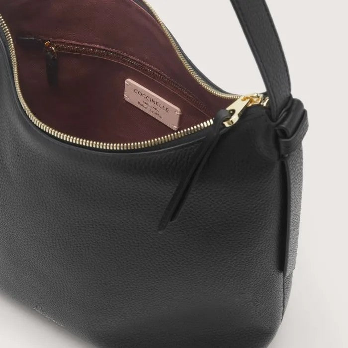 Coccinelle borsa a spalla in pelle "Malory" Nero E1R1K130201.001 NOIR