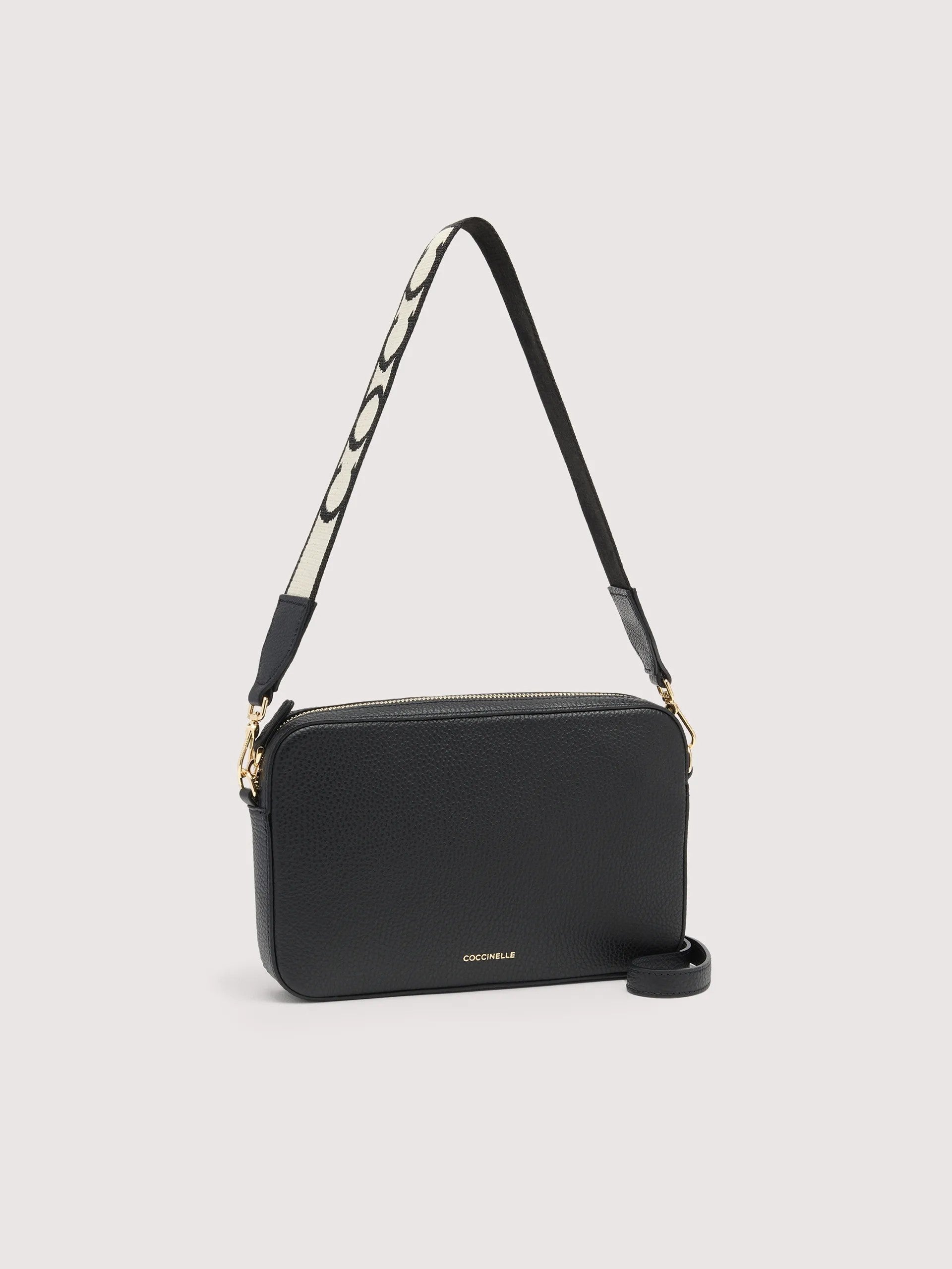 Coccinelle borsa a spalla in pelle "Tebe" Nero E5MN5520101.001 NOIR