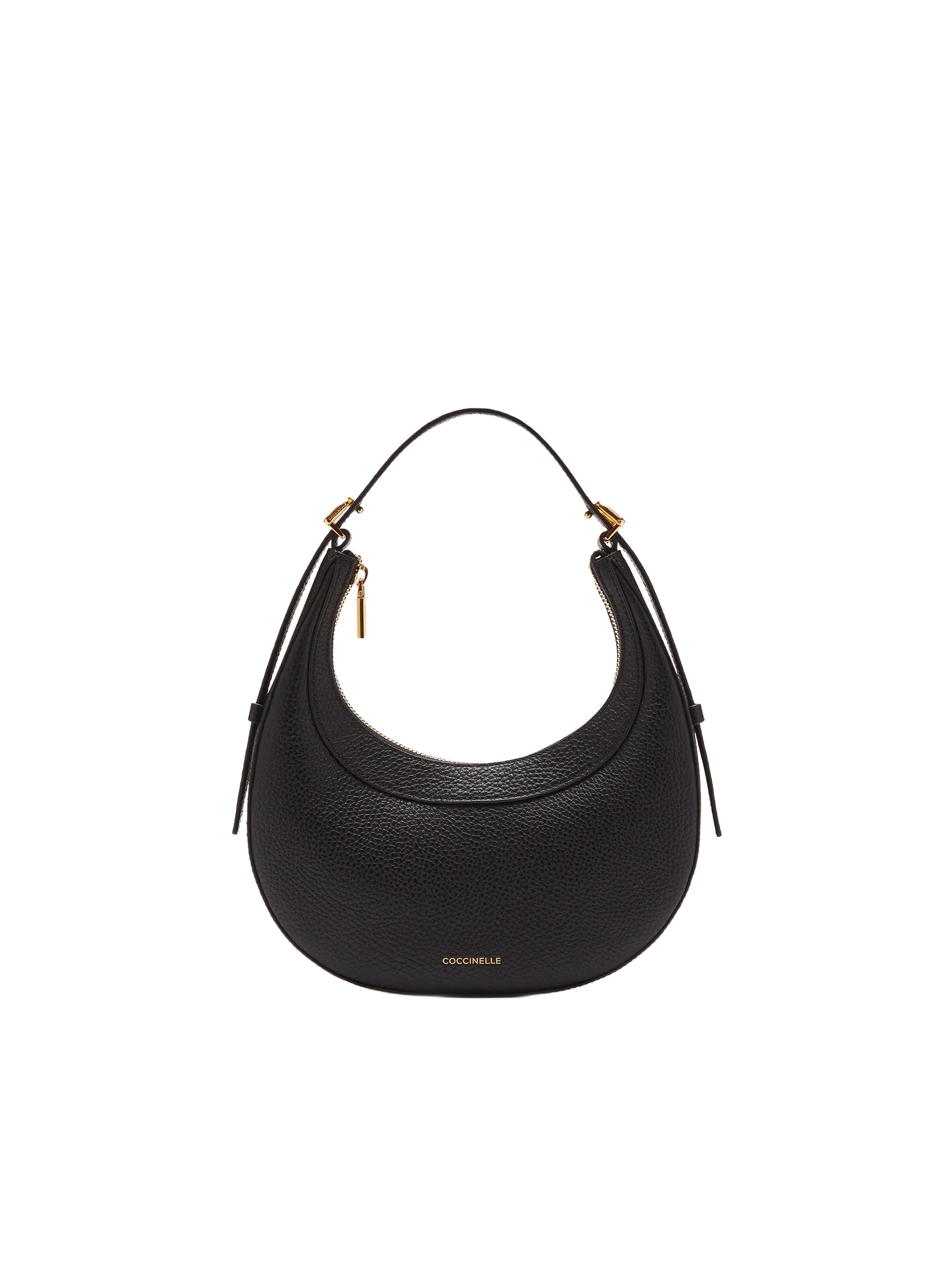 Coccinelle borsa a spalla in pelle "Whisper" Nero E5PIP530101.001 NOIR