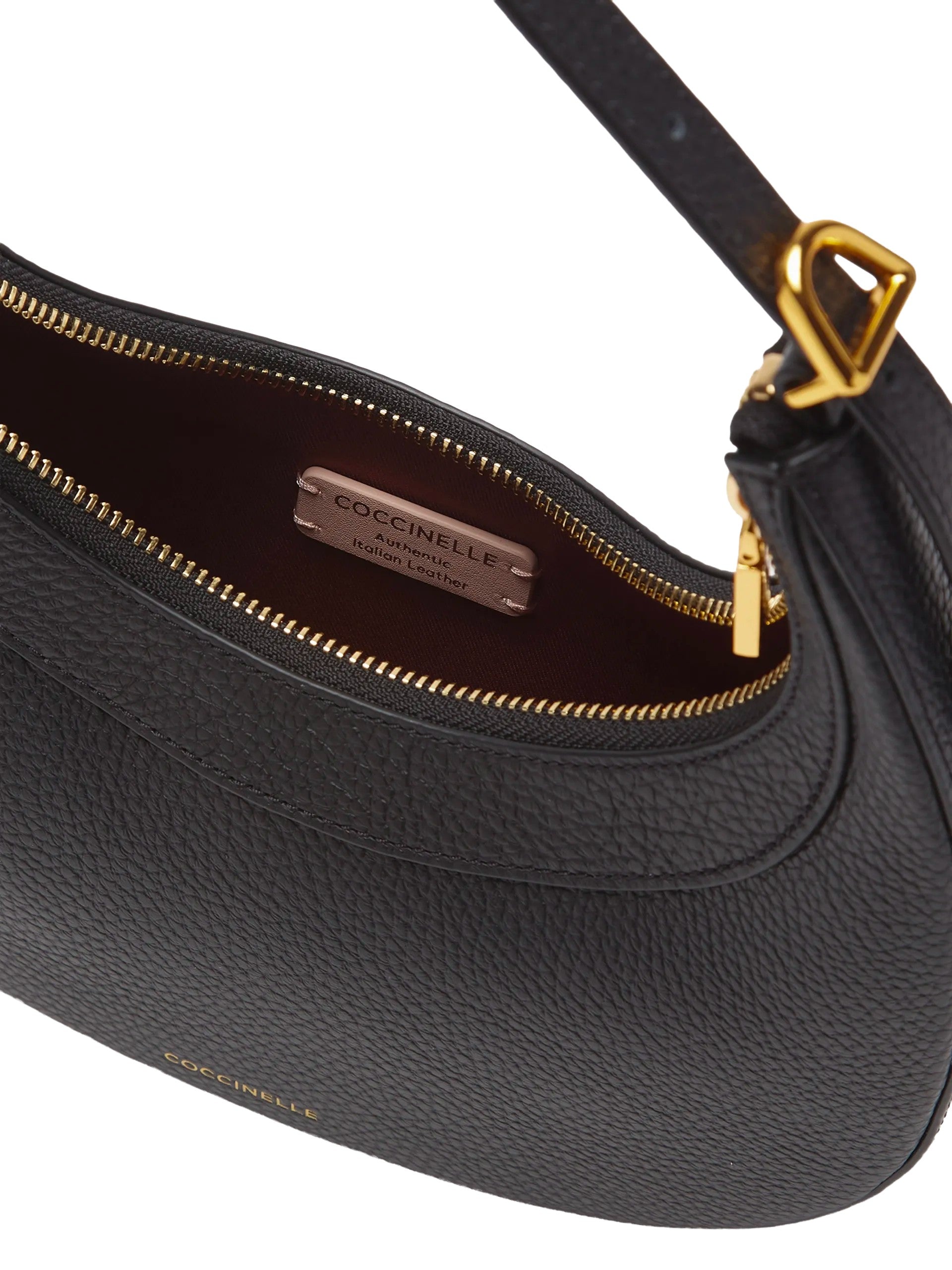 Coccinelle borsa a spalla in pelle "Whisper" Nero E5PIP530101.001 NOIR
