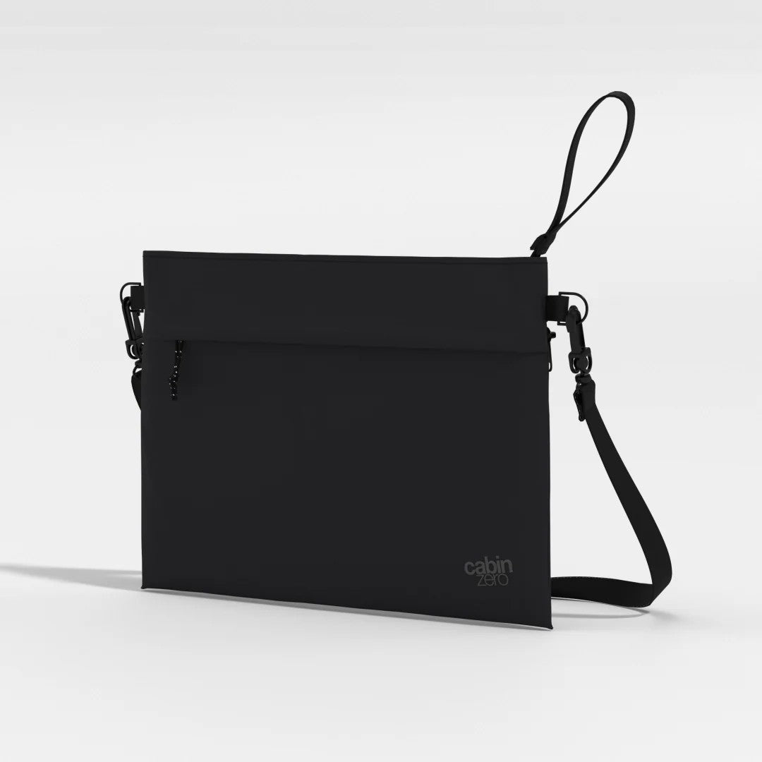 Cabin Zero pochette in tessuto "Classic" Nero CZ40.1201 ABSOLUTE BLACK