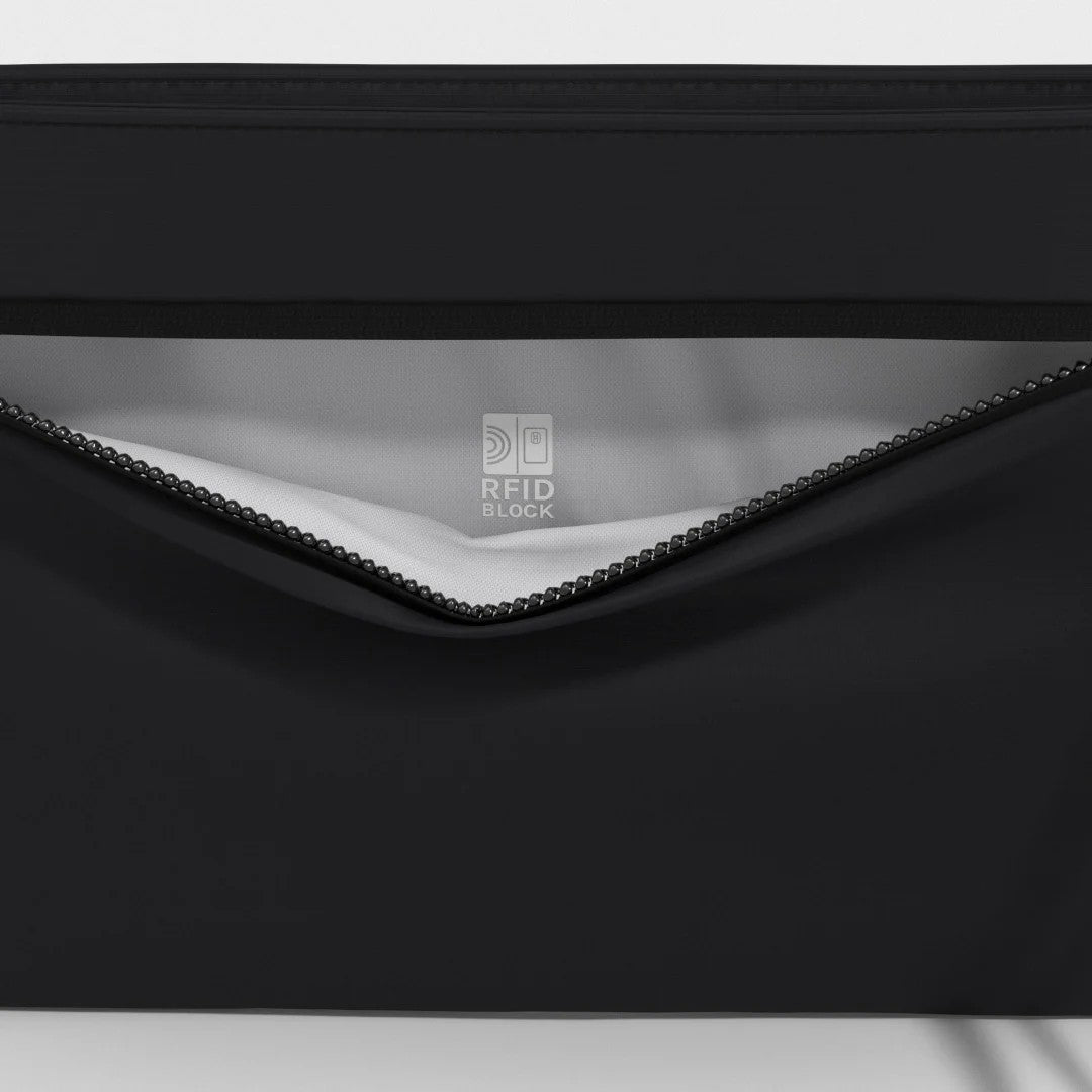 Cabin Zero pochette in tessuto "Classic" Nero CZ40.1201 ABSOLUTE BLACK