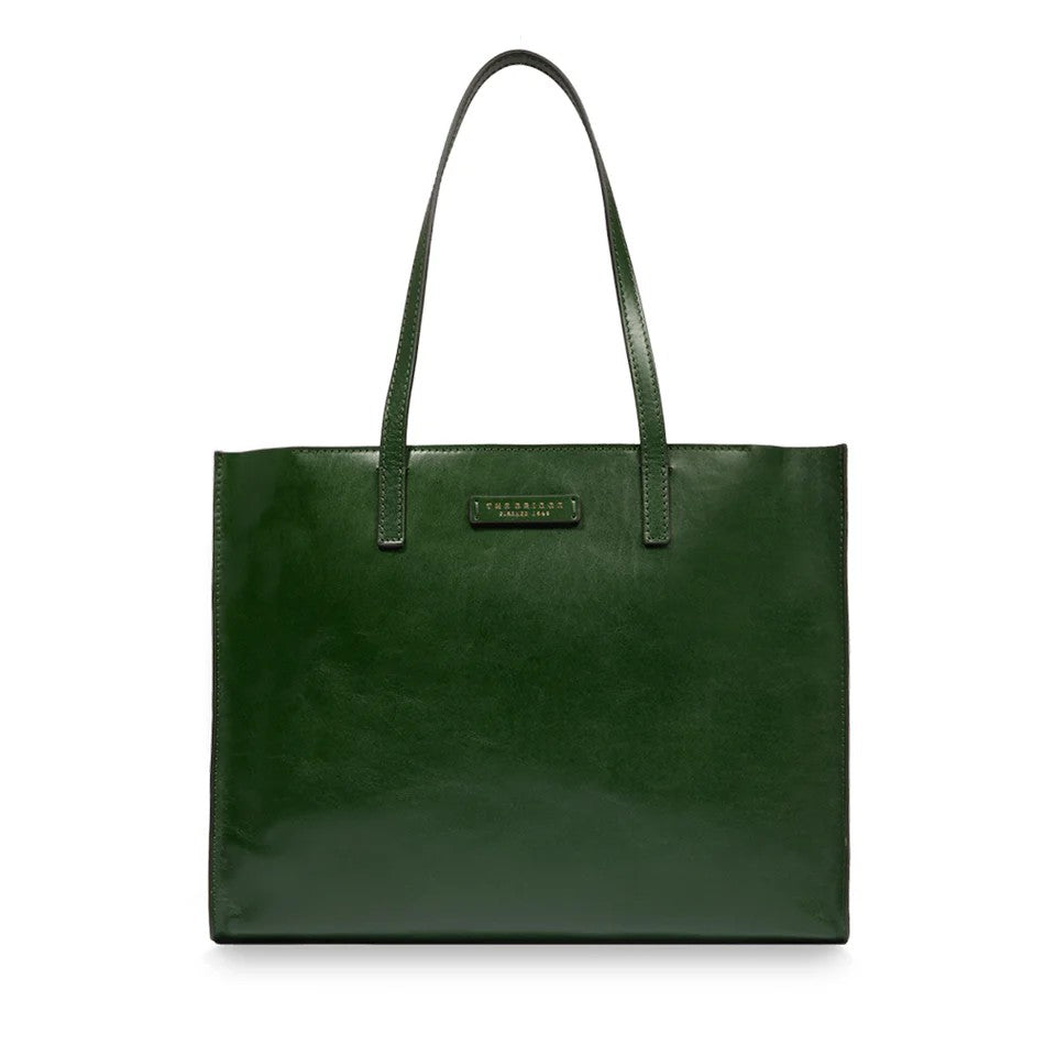 The Bridge borsa shopping in pelle "Mirra" Verde 04131401.I2 TIROLO