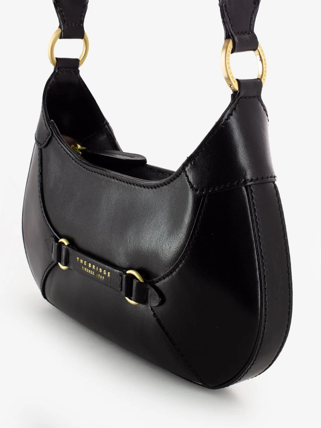 The Bridge borsa a spalla in pelle "Isabella" Nero 04503501.30