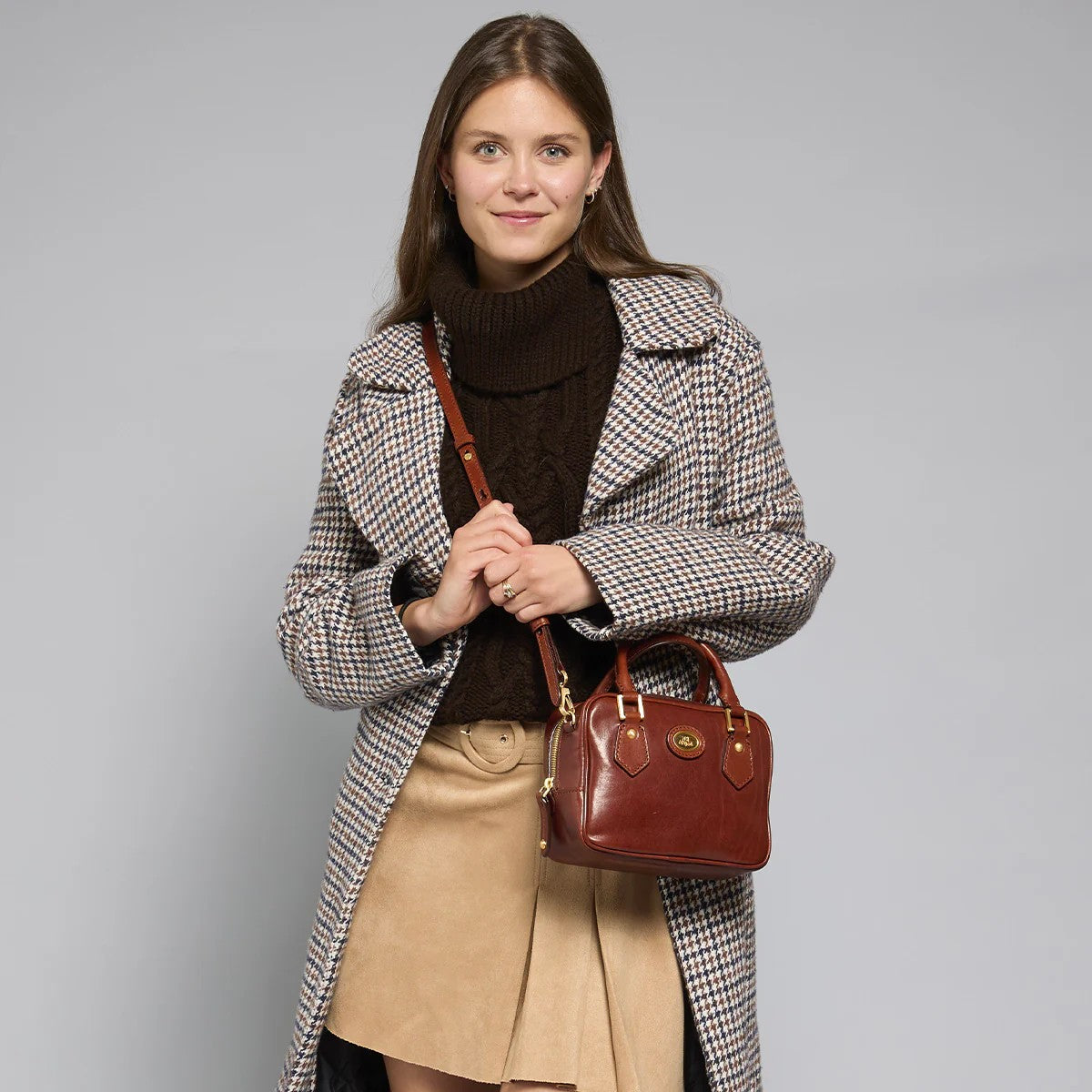The Bridge borsa a mano in pelle "Stodo" Marrone 04540501.14