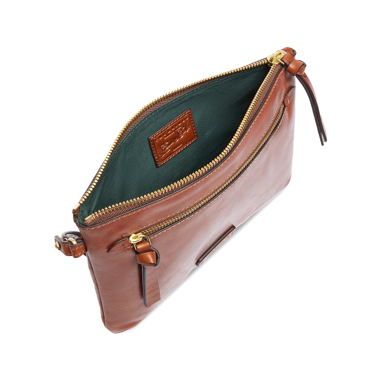 The Bridge pochette in pelle "Ingrid" Marrone 09571501.14