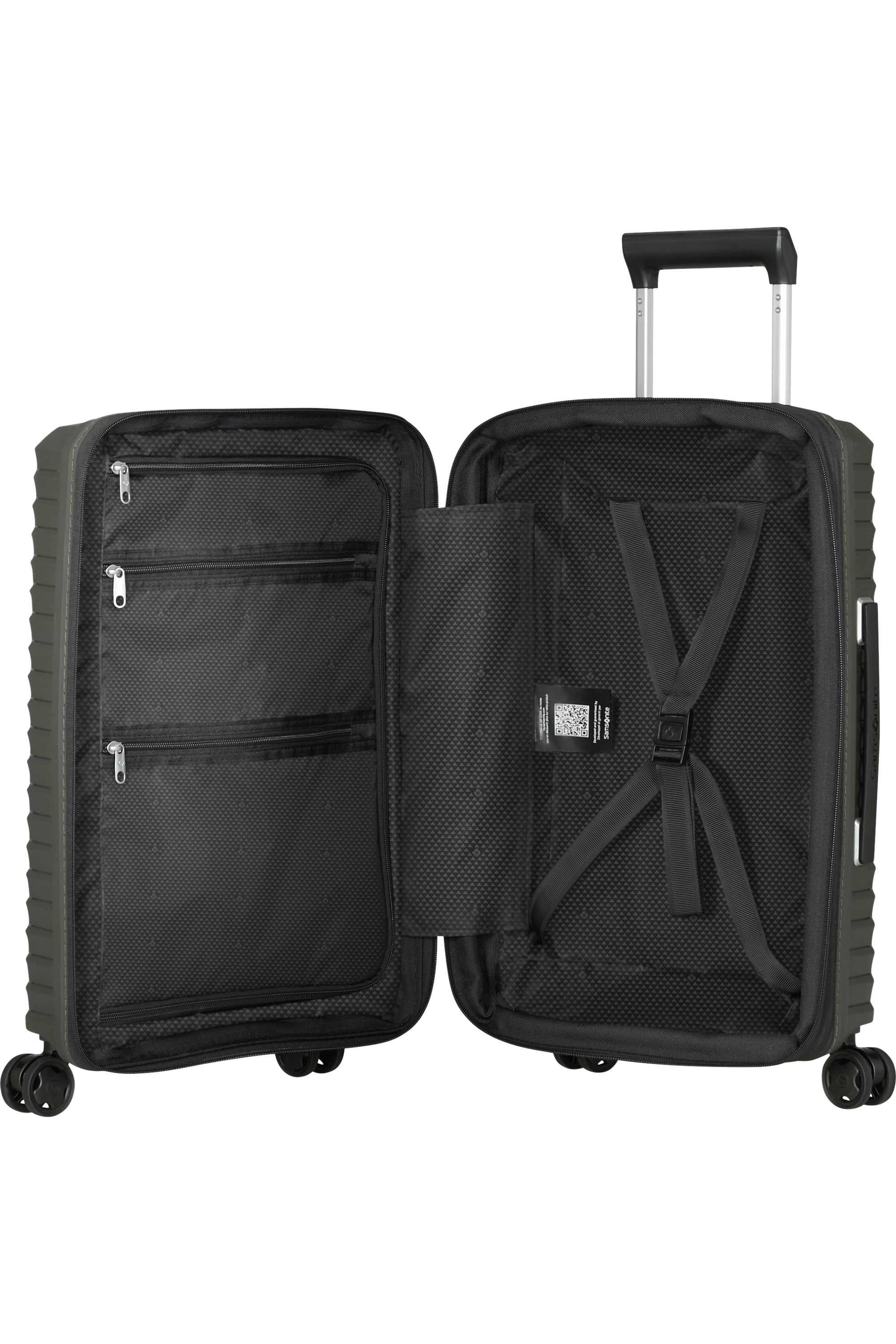 Samsonite trolley cabina slim in polipropilene "Upscape" Verde 155314.9199 CLIMBING IVY