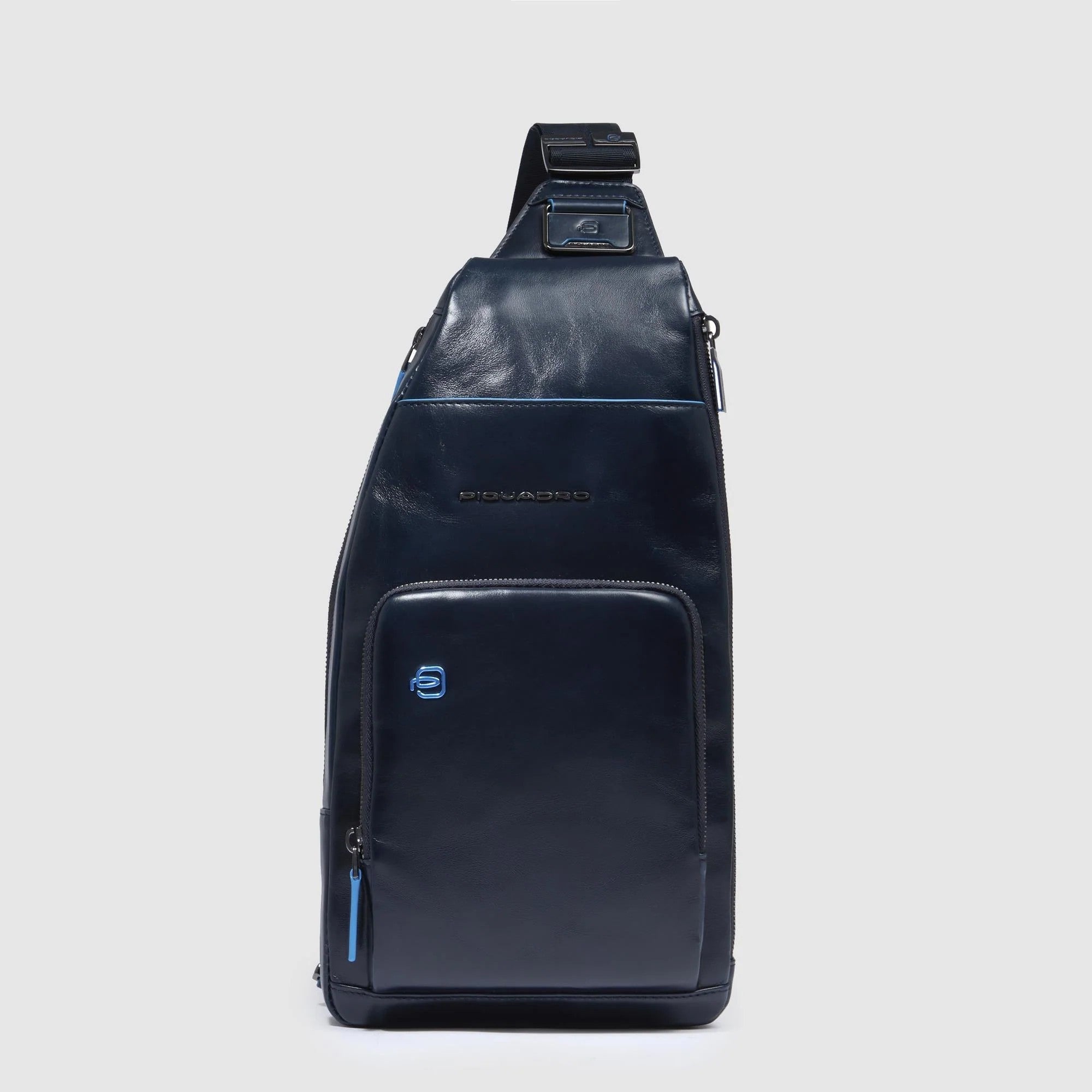 Piquadro monospalla in pelle "Blue Square" CA5577B2.BLU2