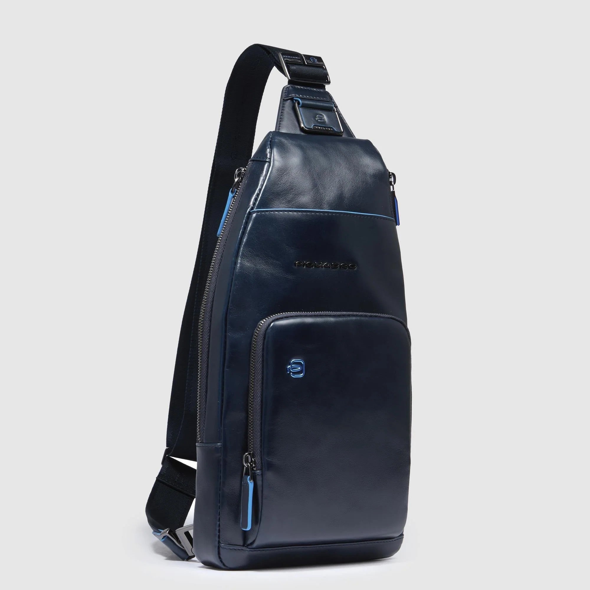 Piquadro monospalla in pelle "Blue Square" CA5577B2.BLU2