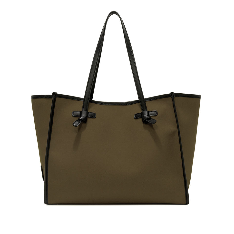 Gianni Chiarini borsa shopping in tessuto e pelle" Marcella" Verde BS6850COMMCNV-SE.10374 MILITAR