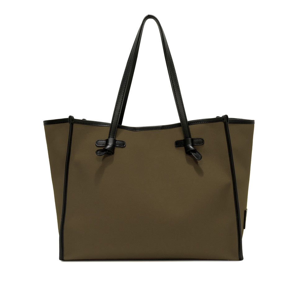Gianni Chiarini borsa shopping in tessuto e pelle" Marcella" Verde BS6850COMMCNV-SE.10374 MILITAR