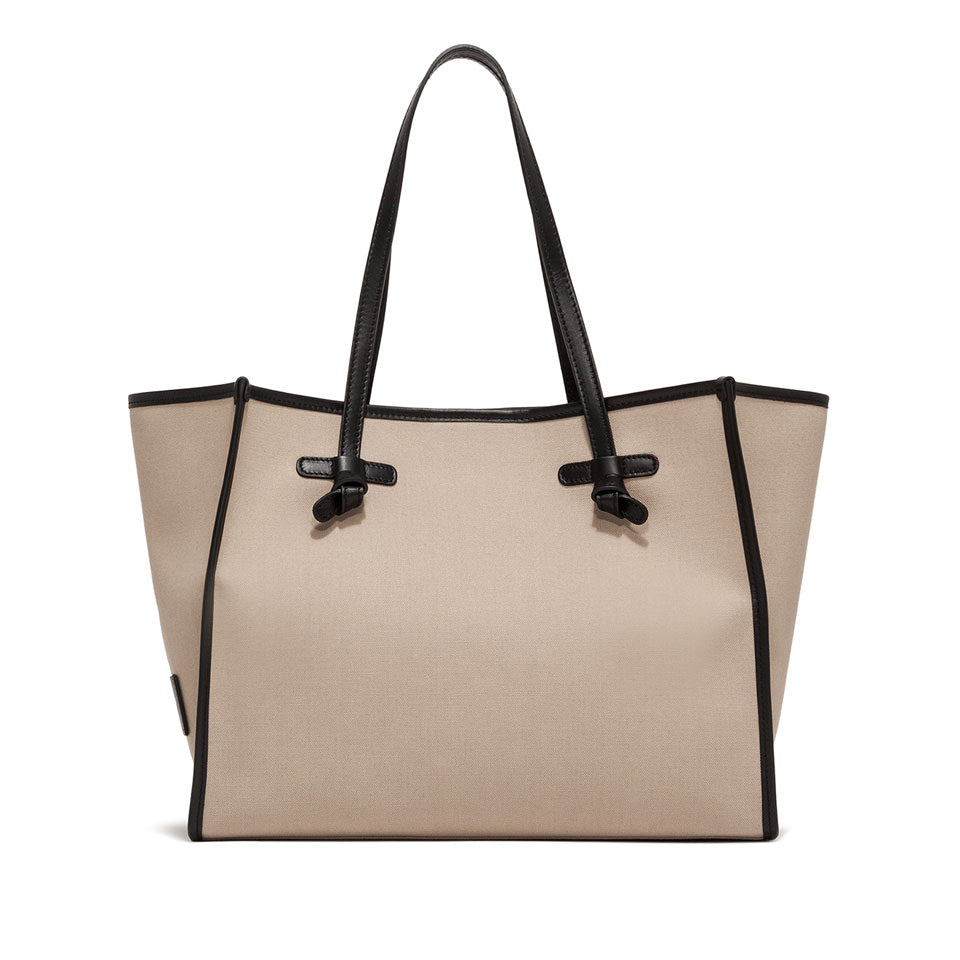 Gianni Chiarini borsa shopping in tessuto e pelle" Marcella" Beige BS6850COMMCNV-SE.10508 CORDA-M