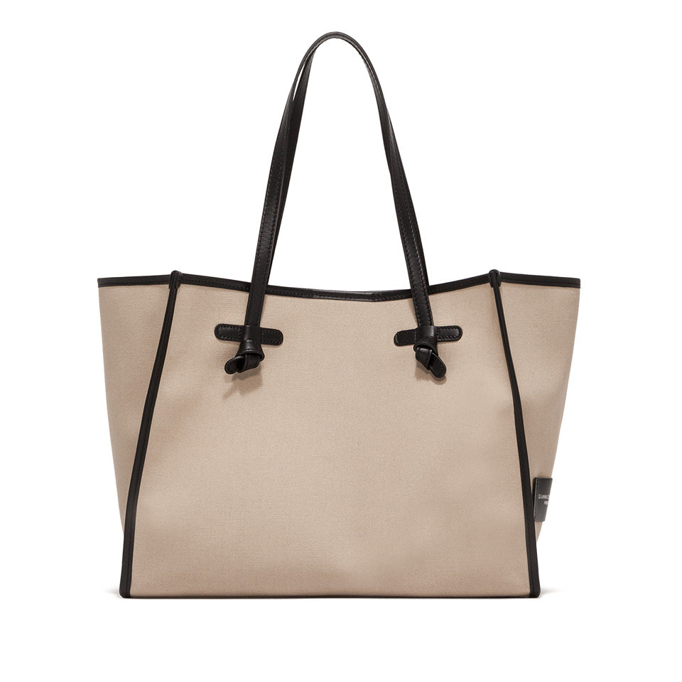 Gianni Chiarini borsa shopping in tessuto e pelle" Marcella" Beige BS6850COMMCNV-SE.10508 CORDA-M