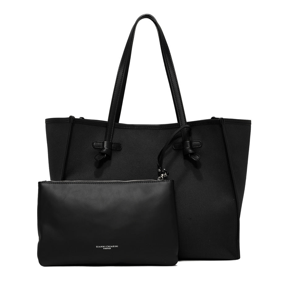 Gianni Chiarini borsa shopping in tessuto e pelle" Marcella" Nero BS6850COMMCNV-SE.4250 NERO-COR