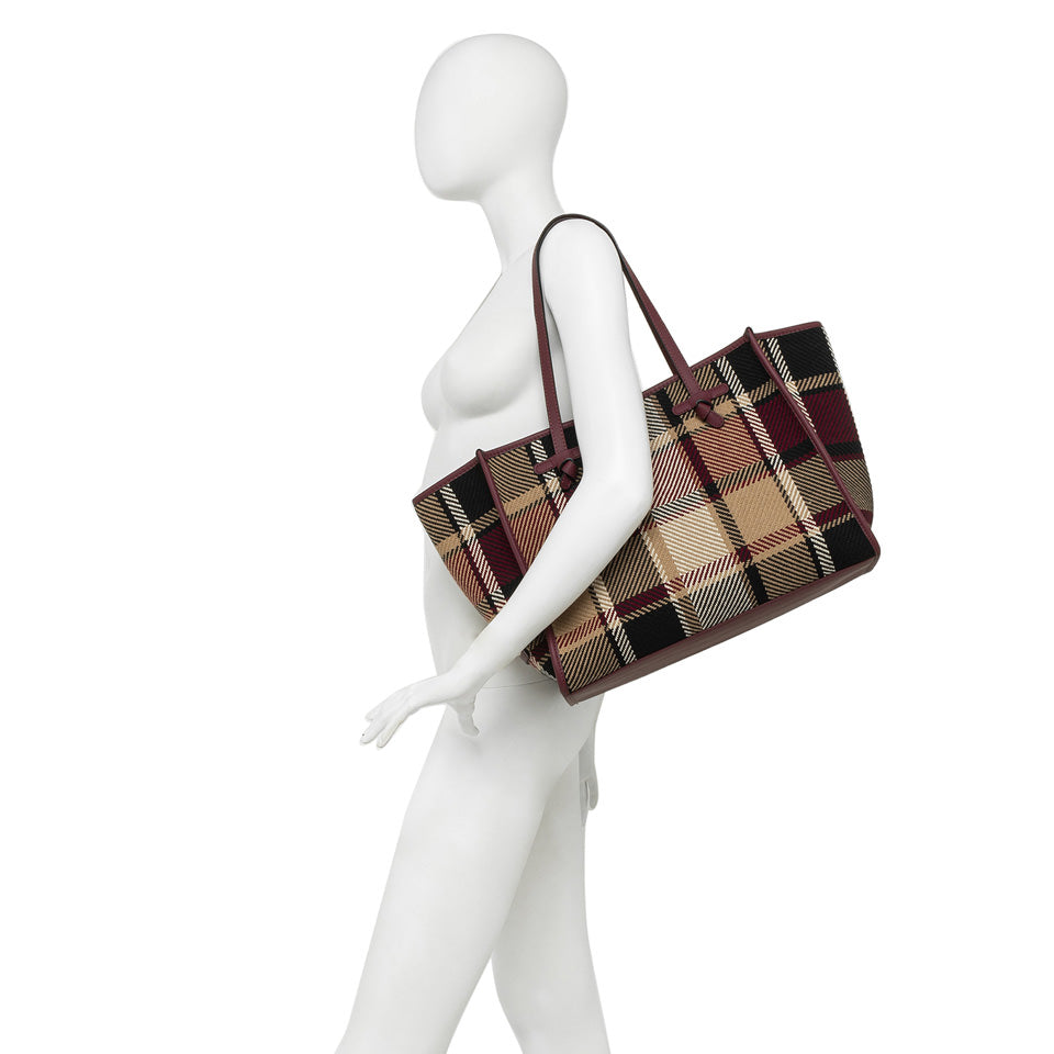 Gianni Chiarini borsa shopping in tessuto e pelle "Marcella" Multicolor BS6850COMM BLMR.11569 VAR BORD