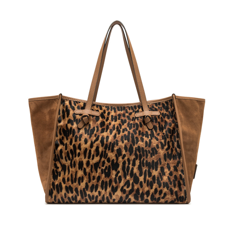 Gianni Chiarini borsa shopping in pelle e camoscio "Marcella" Beige BS12120LINX.064 NATURALE