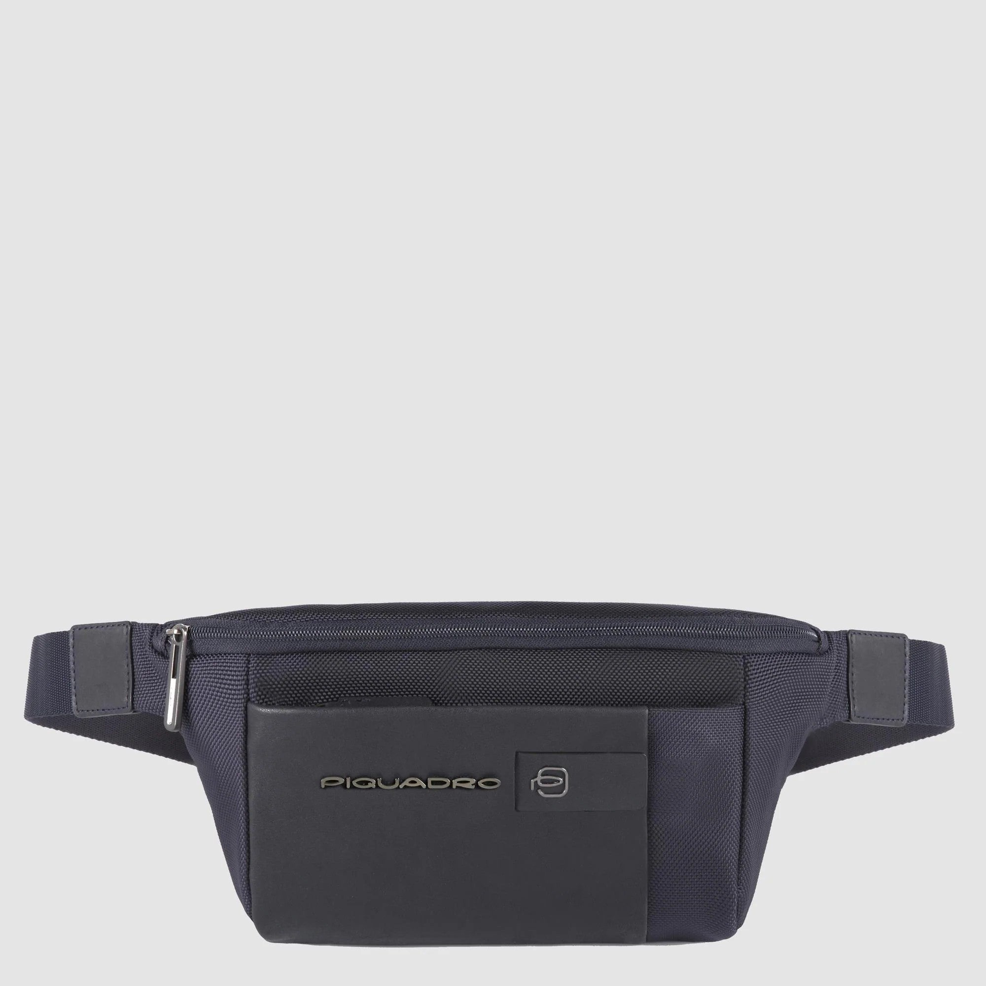 Piquadro marsupio in tessuto e pelle "Brief 2 Blu CA2174BR2.BLU