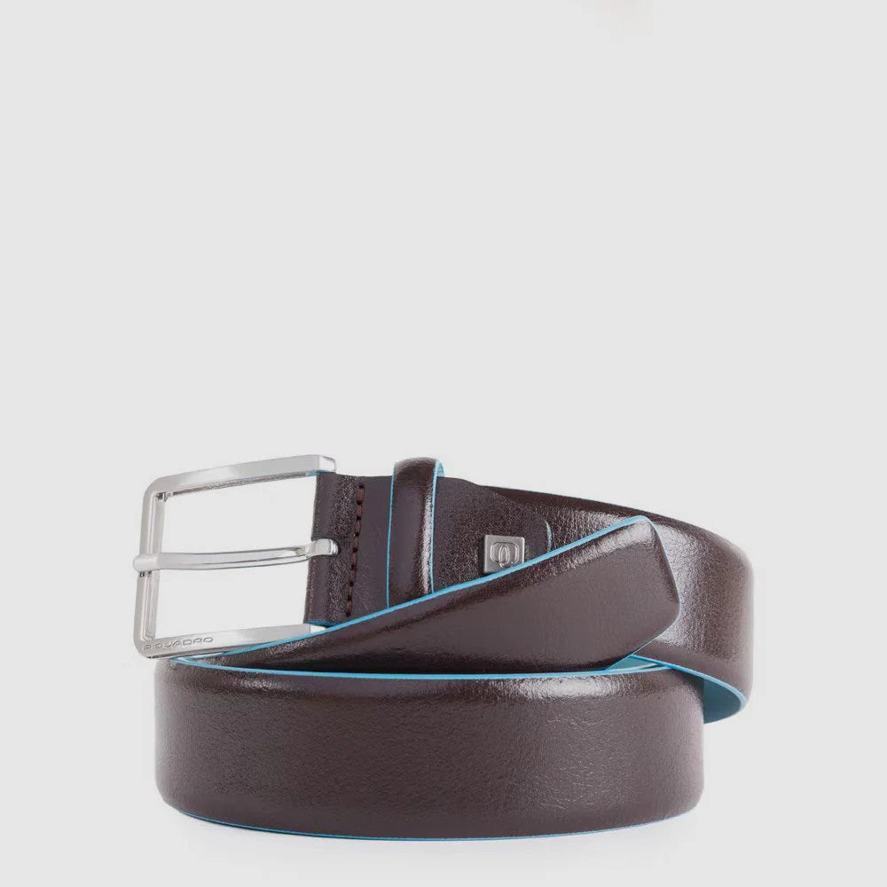 Piquadro cintura in pelle "Blue Square" Marrone CU5258B2.MO