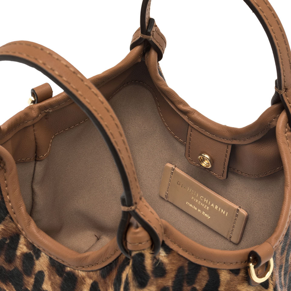Gianni Chiarini borsa a mano in cavallino "Dua" Animalier BS11108 CAV-PL.14351 LINCE-CUO