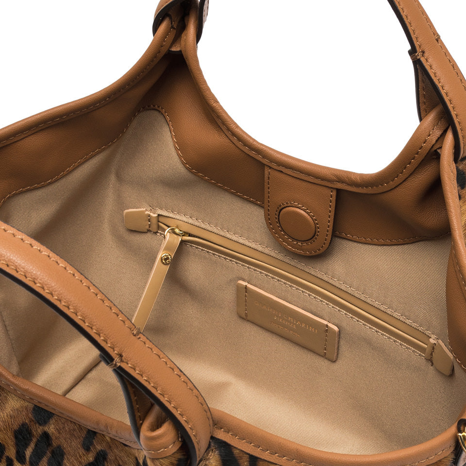 Gianni Chiarini borsa a mano in cavallino "Dua" Animalier BS11109 CAV-PL.14351 LINCE-CUO